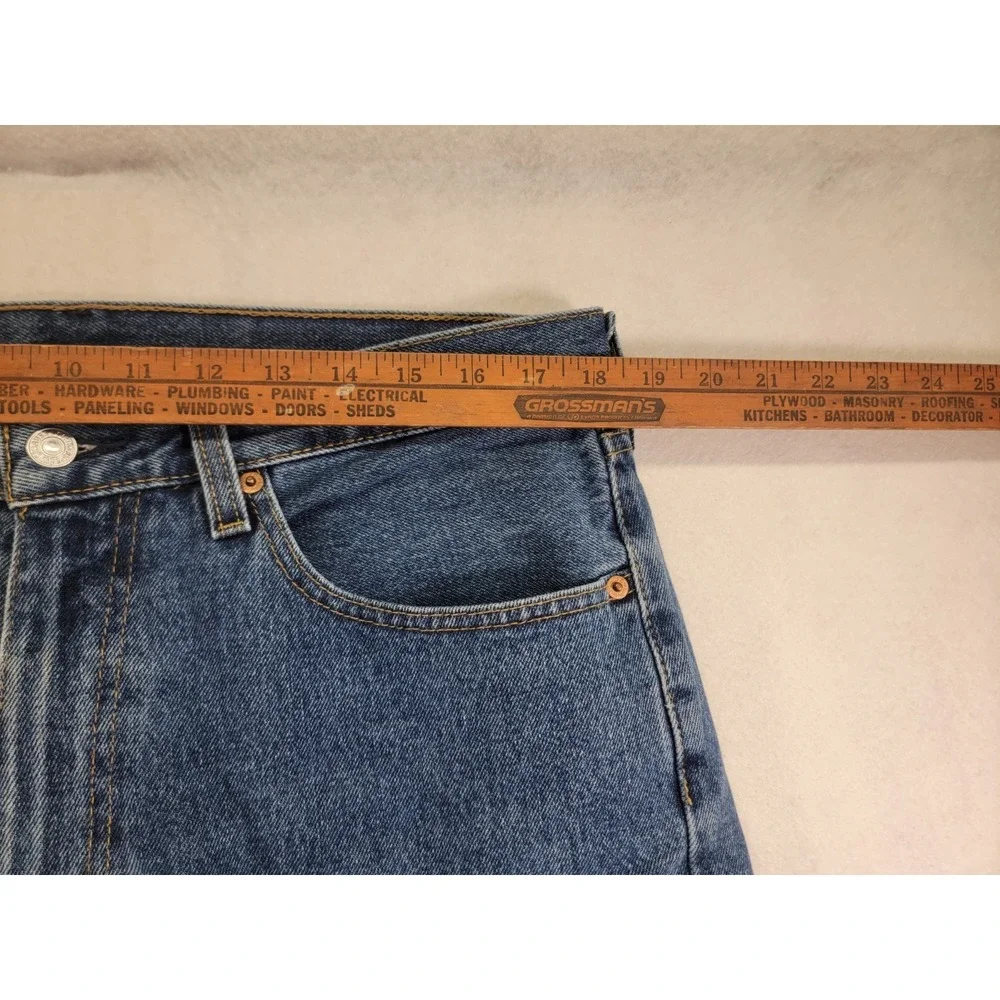 Levi's 505‎ jeans -Regular fit, Straight Leg  - Men's 36x30 medium wash READ